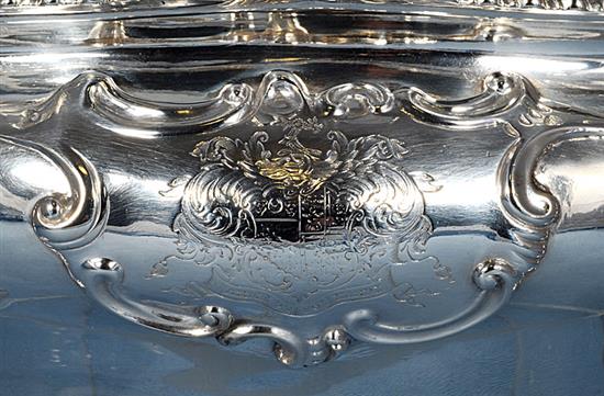 An early Victorian Irish silver soup tureen and cover,